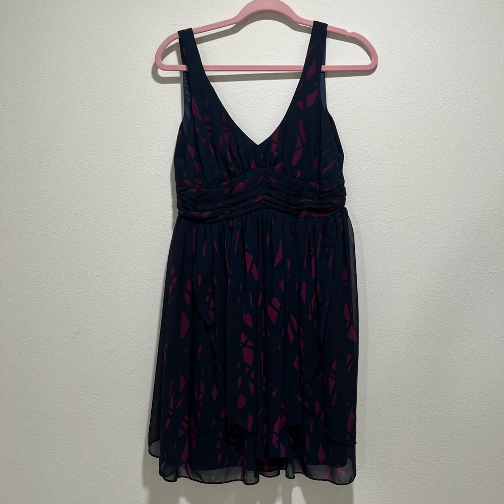 BCBGeneration Dress, size 8 (runs small), blue and purple